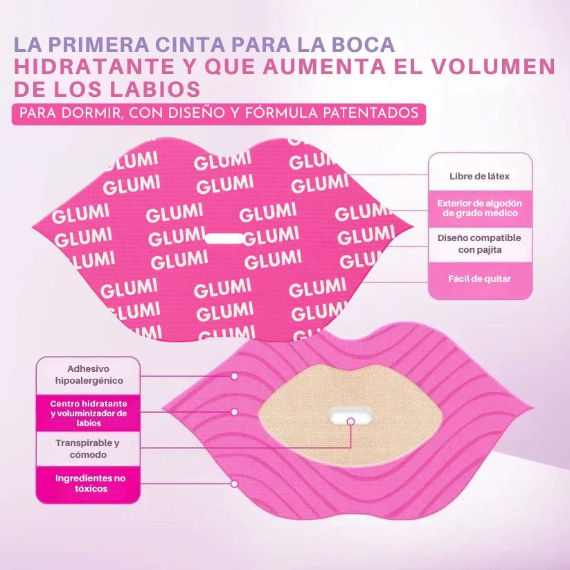 Cinta Bucal Hidratante y Voluminizadora de Labios