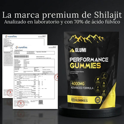 Gominolas de Shilajit del Himalaya