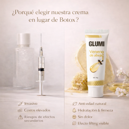 Crema antiarrugas con veneno de abejas