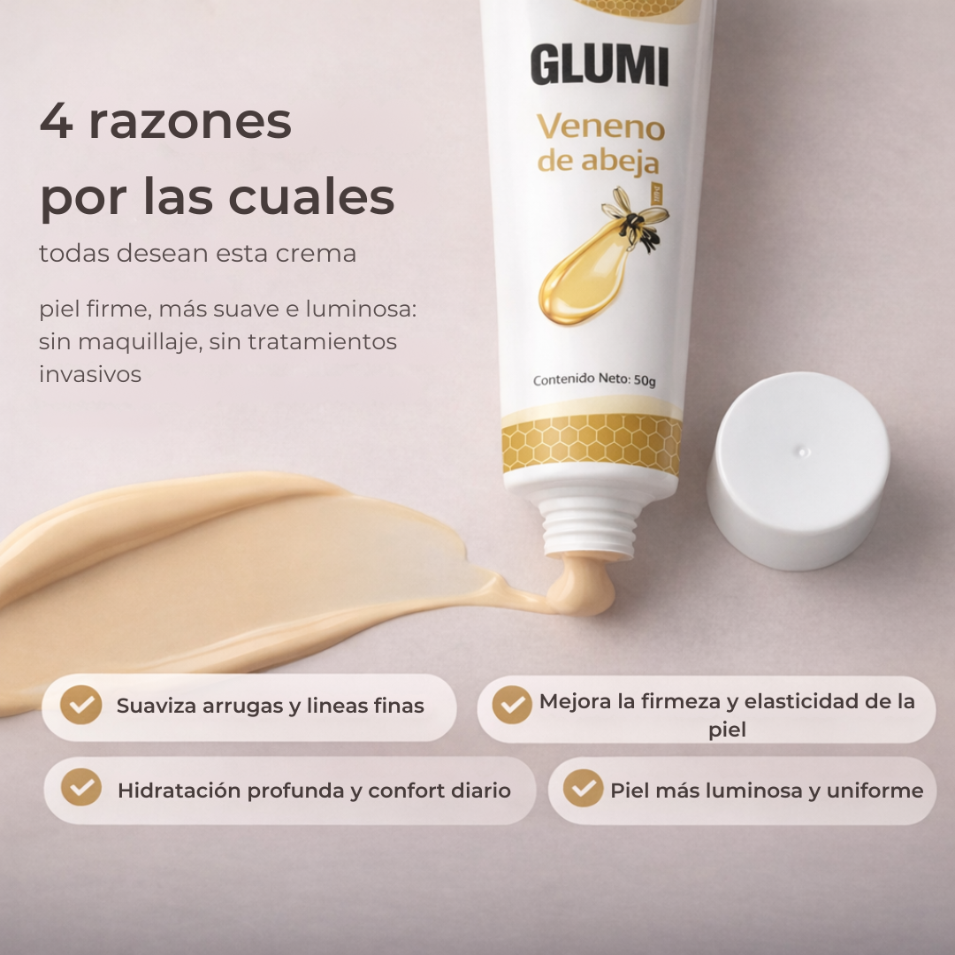 Crema antiarrugas con veneno de abejas