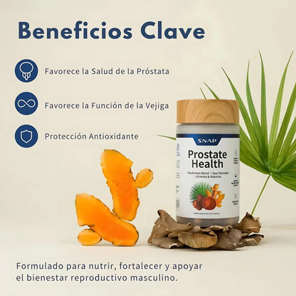 Complejo natural para la salud prostática y vitalidad masculina