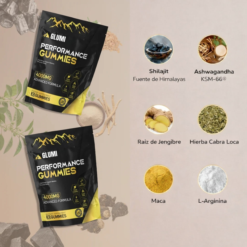 Gominolas de Shilajit del Himalaya