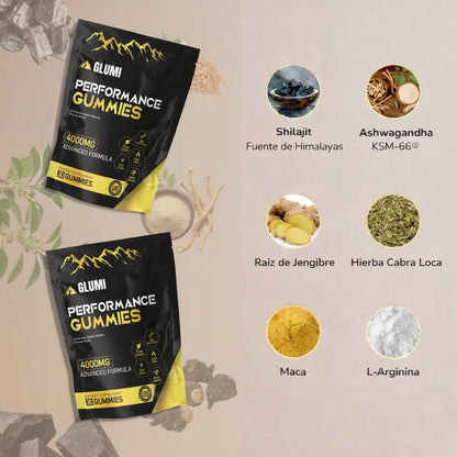 Gominolas de Shilajit del Himalaya