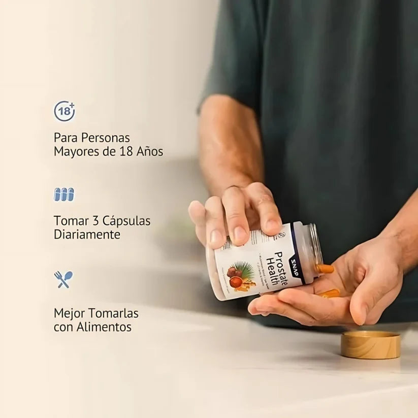 Complejo natural para la salud prostática y vitalidad masculina