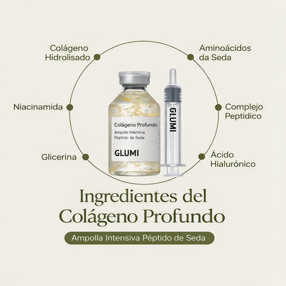 Sérum coreano con péptidos de seda y efecto Botox de GLUMI