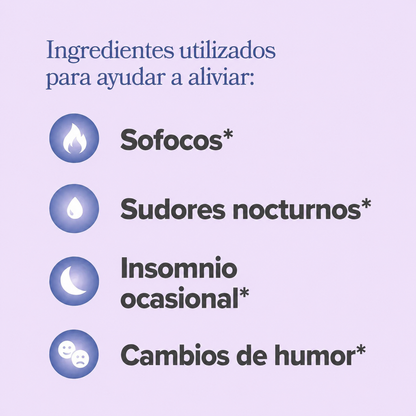 Cápsulas de vitaminas para la menopausia
