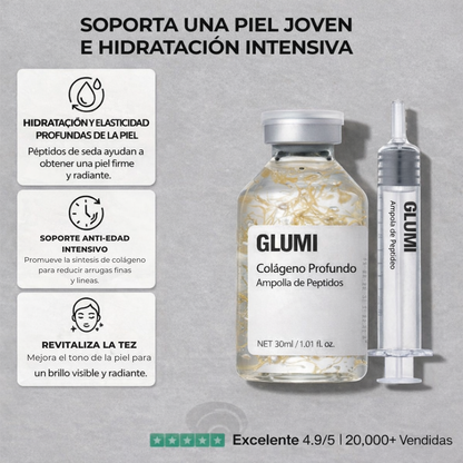 Sérum coreano con péptidos de seda y efecto Botox de GLUMI