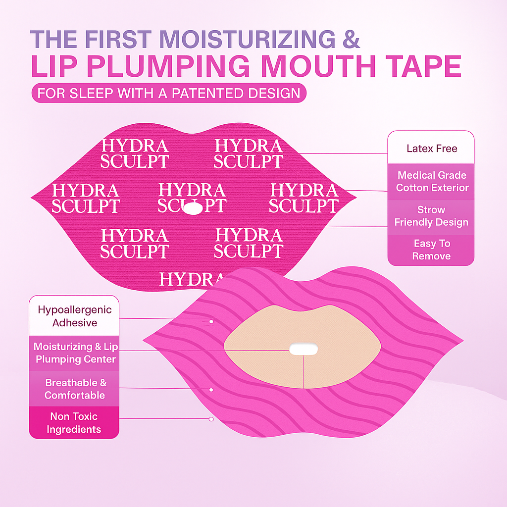 Hydra Sculpt Lip Plumping & Moisturizing Mouth Tape