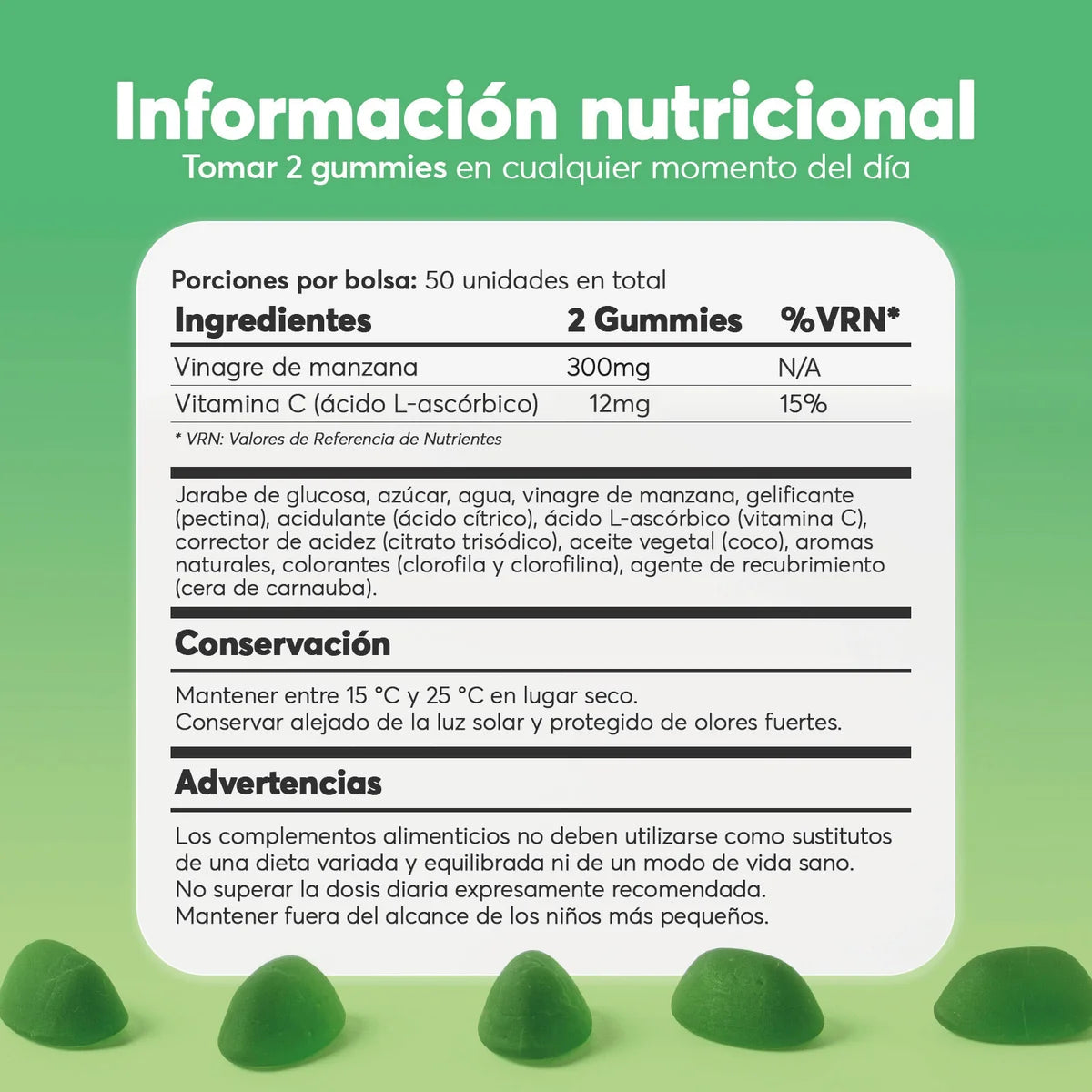 Gominolas GLUMI de Vinagre de Manzana