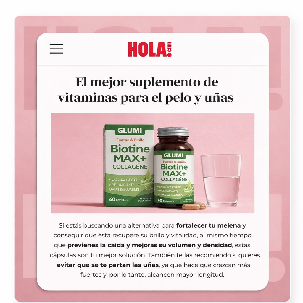 Biotine max+ collagène: fuerza y brillo integral