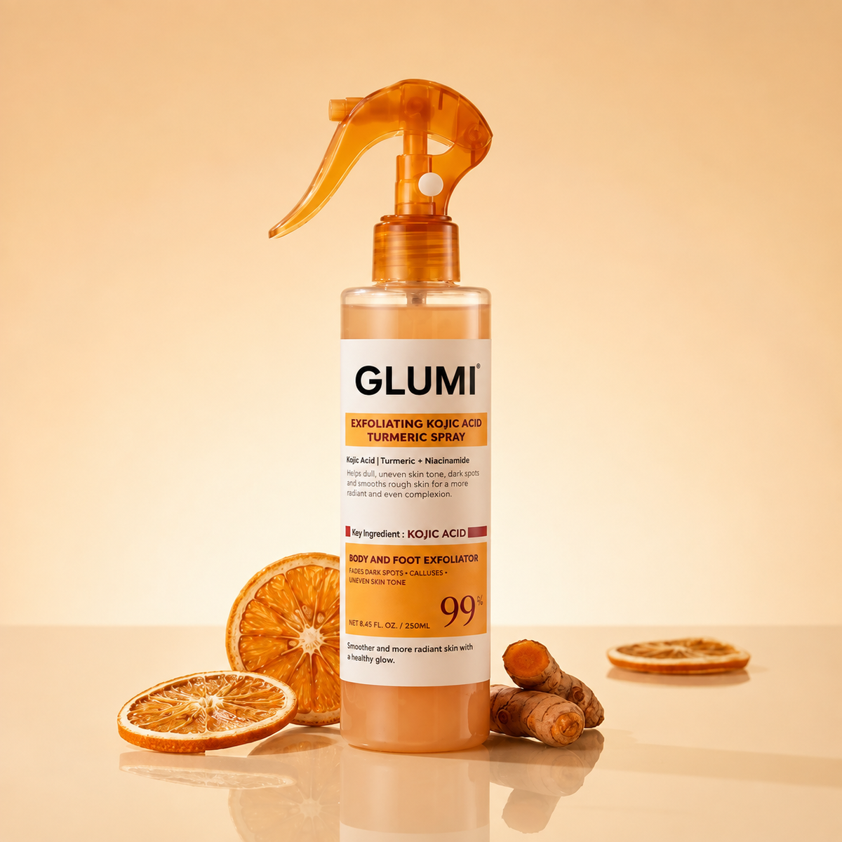 Exfoliante Corporal con Ácido Kójico y Cúrcuma