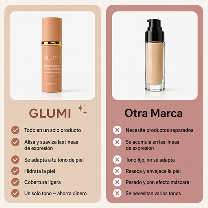 Base de maquillaje antiedad - GLUMI