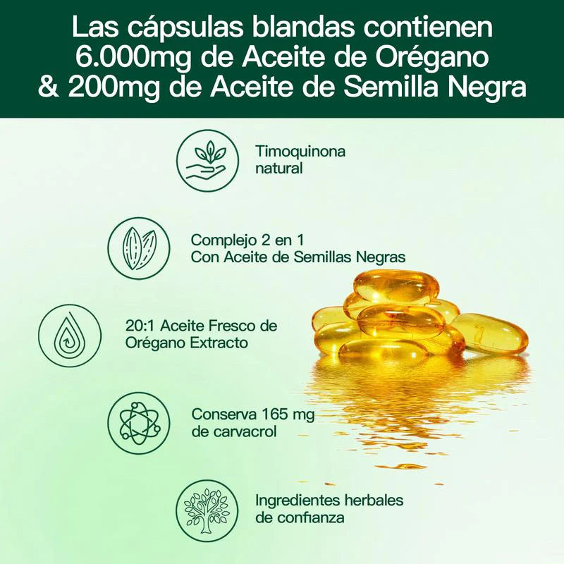 Aceite de Orégano | Suplemento Antioxidante Natural