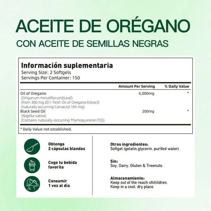 Aceite de Orégano | Suplemento Antioxidante Natural